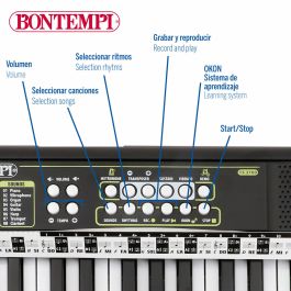 Clavier 37 Touches Bontempi 42 x 4 x 15 cm (6 Unités)