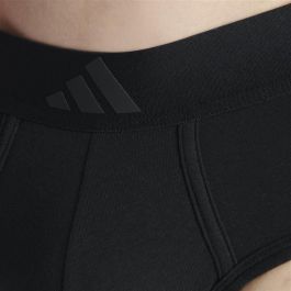 Slips Adidas Slip Low Rise 3 Stripes Active Flex Noir 2 Unités XL