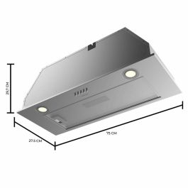 Cloche Cecotec Bolero Flux IM 756500 Inox A 630 m³/h