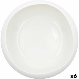 Bol pour Apéritifs Ariane Organic Blanc Céramique Ø 21 cm (2 Unités)