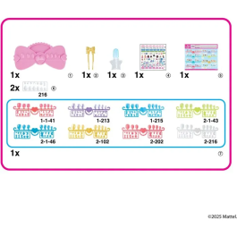 Aquabeads Coffret Manucure Barbie - 40 Ongles Décoratifs Autocollants à l'Eau - Jeu Créatif Enfant Dès 4 Ans