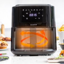 Pack Friteuse à Air avec Balance et Panier en Silicone Pliable pour Friteuses à Air InnovaGoods