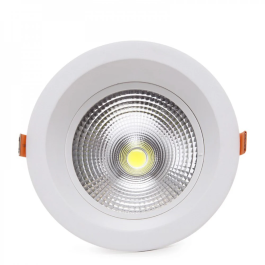 Downlight LED Circulaire 18W 2520Lm 6000K Anti-Reflets UGR19 IP20 HO-DL-AD-COB-18W-CW
