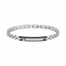 Bracelet Homme Maserati Acier inoxydable 21,5 cm Argenté