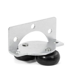 HERRAJES ALK Kit 2 Portes Supérieur+Inférieur Rolly pour Guidage A75 Sp16 Compatible avec Kit de Guidages Lugano