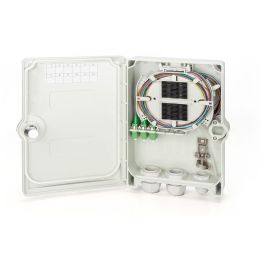 DIGITUS FTTH Box bestückt OS2 12Fasern LC/APC