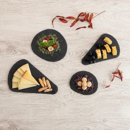 Bandeja Pizarra Triangular Gastro Fun Quid 20x13 cm (12 Unidades)