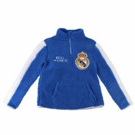 Sweat-shirt à capuche fille Real Madrid C.F. Bleu