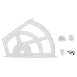 HERRAJES ALK Volko Zapatero De Dos Estantes Organisateur de Chaussures Rotatif en Plastique Marron