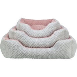 Lit pour chien Trixie Kaline Mio Gris Rose foncé 80 x 65 cm