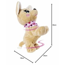 Chichi Love Baby Boo Peluche interactive 30 cm Marron et Rose Unisex 3 ans+