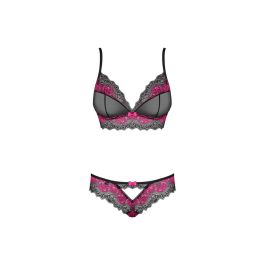 Ensemble de Lingerie Obsessive Tulia Noir S/M