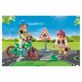 Playmobil Jeu de sécurité routière Rouge 71332