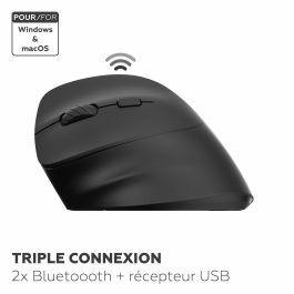 Souris Mobility Lab ERGO M30W LEFT Noir Vertical