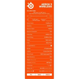 Souris Gaming SteelSeries Aerox 3 Wireless