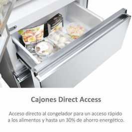 Réfrigérateur Combiné Haier HFR5719EWMG 190 Argenté