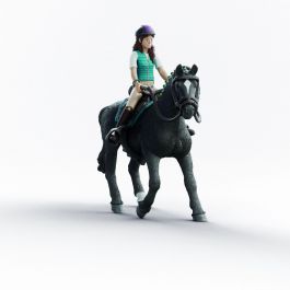 Schleich 42712 Figurine Chevalier Lisa et Storm, Horse Club, à partir de 4 ans