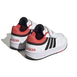 Chaussures de Sport pour Enfants Adidas Hoops 3.0 CF Blanc