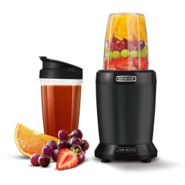 Sencor SNB 4303BK Blender Smoothie Extra Puissance 1200 W avec Accessoires, Bol 1 L et 0.8 L, 6 Lames Titane Inox pour Soupes, Cocktails, Aliments Bébé Precio: 76.284. SKU: B1BNGGNPVT