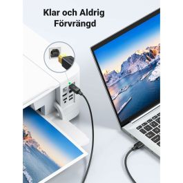 Câble USB 2.0 A vers USB B Ugreen 10351 Noir 3 m