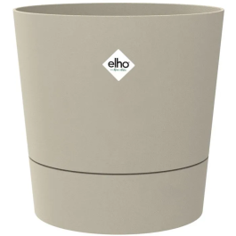 ELHO Pot de fleur Foss Rond 35 - 21 litres, extérieur, en plastique recyclé - Beige - Dimensions : 35 x 34.5 x 34 cm Precio: 47.736. SKU: B18PZJJENY
