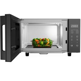 Continental Edison Micro-ondes CEMO23FB, 23L, 1280W, Grill, Base plate, Noir