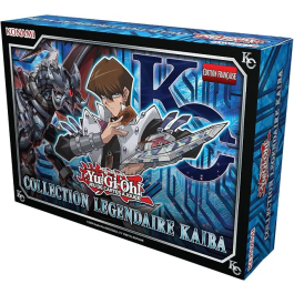 Konami Yu-Gi-Oh! - Coffret Collection Légendaire de Kaiba, 100 cartes brillantes, 5 cartes exclusives et plateau de jeu pliable - Édition française