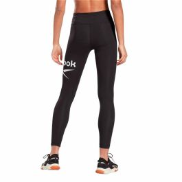 Leggings de Sport pour Femmes Reebok Identity Bl Cotton Noir
