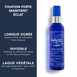 Phyto Laque Végétale Fixation Moyenne-Forte 150 ml - Maintien Longue Durée, Légère, Sans Résidus, Coiffure Naturelle