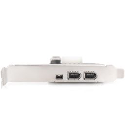 DIGITUS 1 x PCI Express Karte, Firewire 1394a (2+1 Port)