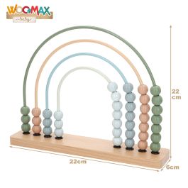 Jeu en bois Woomax 22 x 22 x 6 cm (2 Unités)