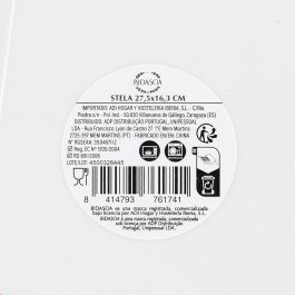 Bandeja Porcelana Stela Bidasoa 27,5x16,3 cm