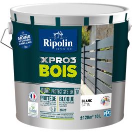 Peinture XPRO3 bois - Blanc Calibre - Satin - Ripolin - 10L Precio: 179.4999996. SKU: B169KMJT4R
