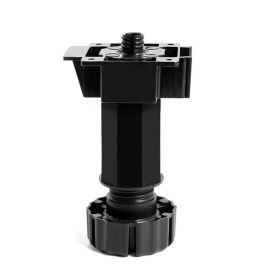 Juypal Pata de Cocina Regulable Modelo Octo Extensión 140-190mm Negro Set de 4