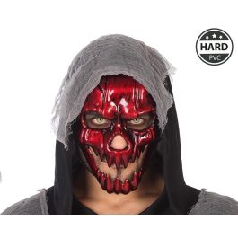 Masque Déguisement Halloween Tête de Mort Rouge Brillant en PVC - Accessoire Fête Déguisée Thématique Precio: 10.5. SKU: B17Y3SCKRE