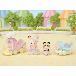 Playset Sylvanian Families Amusement Park Ride - Plane & Train Multicouleur