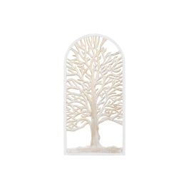 Figurine Décorative Home ESPRIT Blanc Beige Arbre Décapé