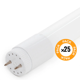 Pack 25 Tubos LED T8 18W 2520Lm 6000K Cristal 120Cm 40000H HO-LM1063-CW