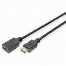 Digitus Câble d'extension HDMI à grande vitesse avec Ethernet 4K 5m Noir