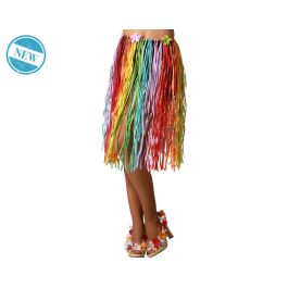 Falda Hawaiana Multicolor 65 cm avec Ceinture de Fleurs pour Fêtes et Événements Thématiques Precio: 3.12. SKU: B14A8FJEMQ
