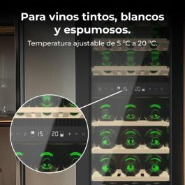 Bar à Vins Cecotec GrandSommelier Origin Duo 30 Noir