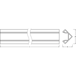 Ledvance LVE-4058075279308 PM06/E/18X18/12/1 1M Profilé LED