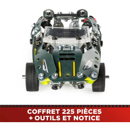 Meccano - APM20102 - Cabriolet Rétro Friction - Coffret de Construction pour 5 Modèles de Voitures Rétro Motorisées - Kit pour Enfants dès 8 Ans - 225 Pièces