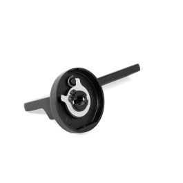 SYSTEM Roseta Zamak Giada Ø52 Negro Mate