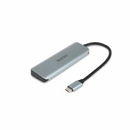 D Dicota USB-C 4-in-1 Highspeed Hub 10 Gbps silver