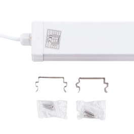 Luminaire LED étanche et modulable 40W 3.600Lm 6000K 120Cm IP65 50.000H avec capteur de proximité HO-WP-40W-1200-CW