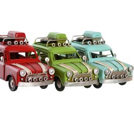 Figurine Décorative DKD Home Decor Rouge Vert Bleu ciel Voiture Vintage 16 x 7,5 x 9 cm (3 Unités)