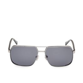 Guess Gafas GU00119 POLARIZADA 08D Lunettes de soleil Homme Métal Argenté Verre Polarisé Gris 58mm