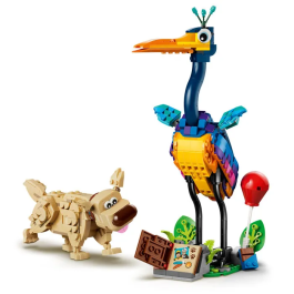LEGO Disney et Pixar 43290 Figurine de Construction Kevin et Doug - Personnage Oiseau avec Socle et Accessoires - 9 ans et plus