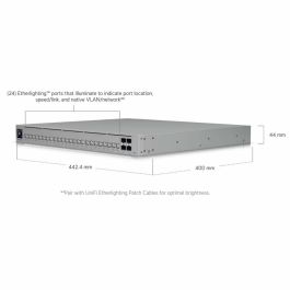 Ubiquiti USW-Pro-HD-24-PoE Switch Full Managed Layer3 28 Port 2.5G Ethernet PoE 600W 1U
